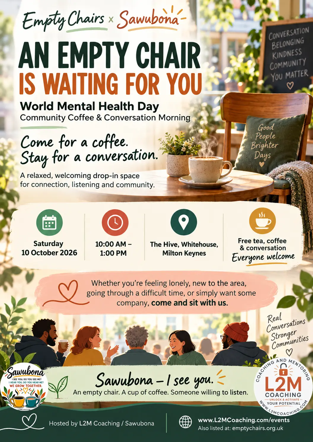 Sawubona Coffee & Connect — Milton Keynes event image